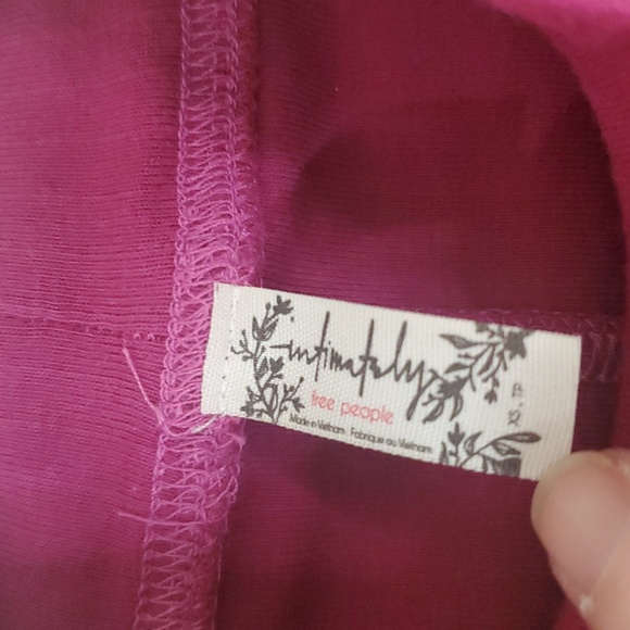 Intimately Free People Rickie Ribbed Mockneck Longsleeve Size Extra Small - Picture 4 of 7